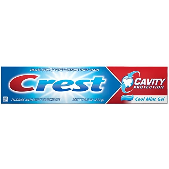 Crest gel cavity protection cool mint toothpaste (Pack of 2)