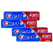 CrestFluoride Cavity Protection Toothpaste, TSF6&nbsp;8.2 Ounce 4 Pack, Regular Paste, Bulk Toothpaste