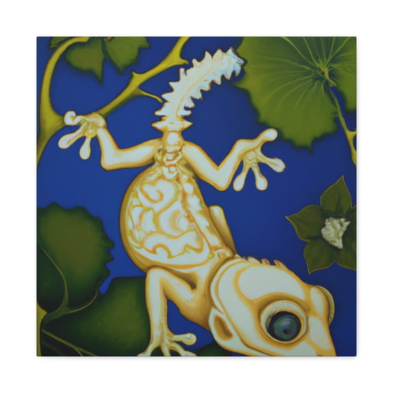 "Crested Gecko Harmony" - Canvas