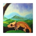 thumbnail image 1 of Crested Gecko Sunset - Canvas, 1 of 1