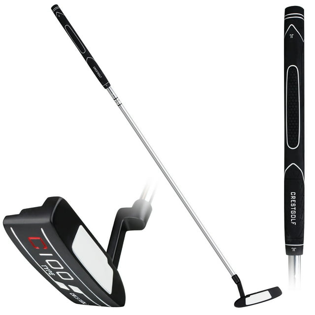 Crestgolf Golf Putter for Men Golf Blade Putter Insert Right Handed Golf Clubs 35inches