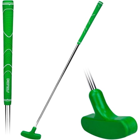 Crestgolf Mini Golf Putters Golf Clubs with Rubber Putter Head & Steel shaft for Kids or Adults