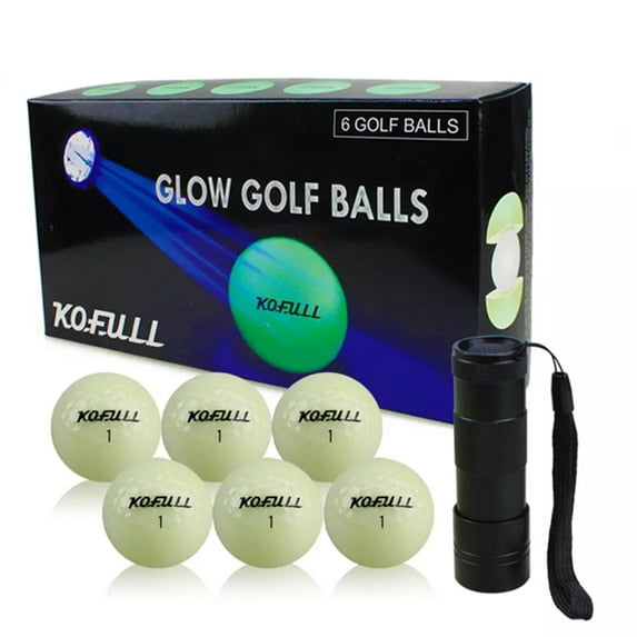 Crestgolf Night Golf Balls Glow in the Dark Golf Ball Long Lasting Bright Luminous Balls Golf Gift