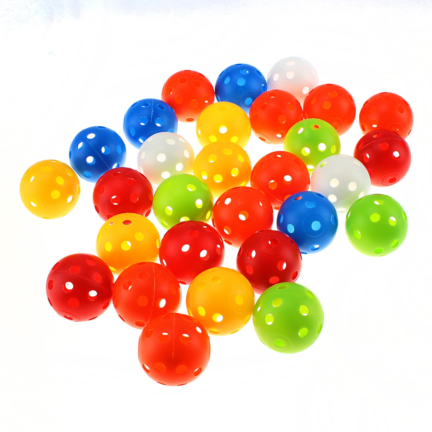 Crestgolf Training Plastic Golf Balls 50pcs 42mm Multicolor Practice