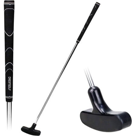 Crestgolf Two-Way Rubber Golf Putter for Kids or Adults