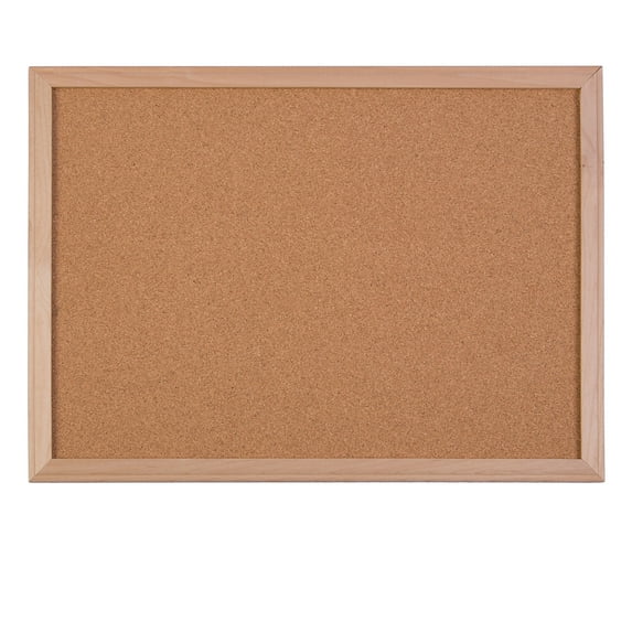 Crestline Products Wood Framed Cork Board, 18 Inch x 24 Inch