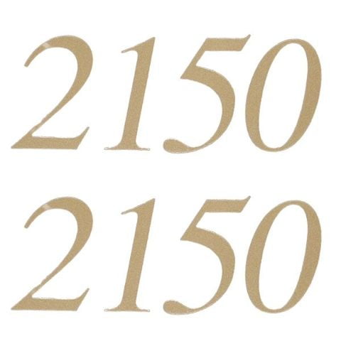 Crestliner Boat Brand Decal | 2150 Sportfish Gold Stickers (Pair)