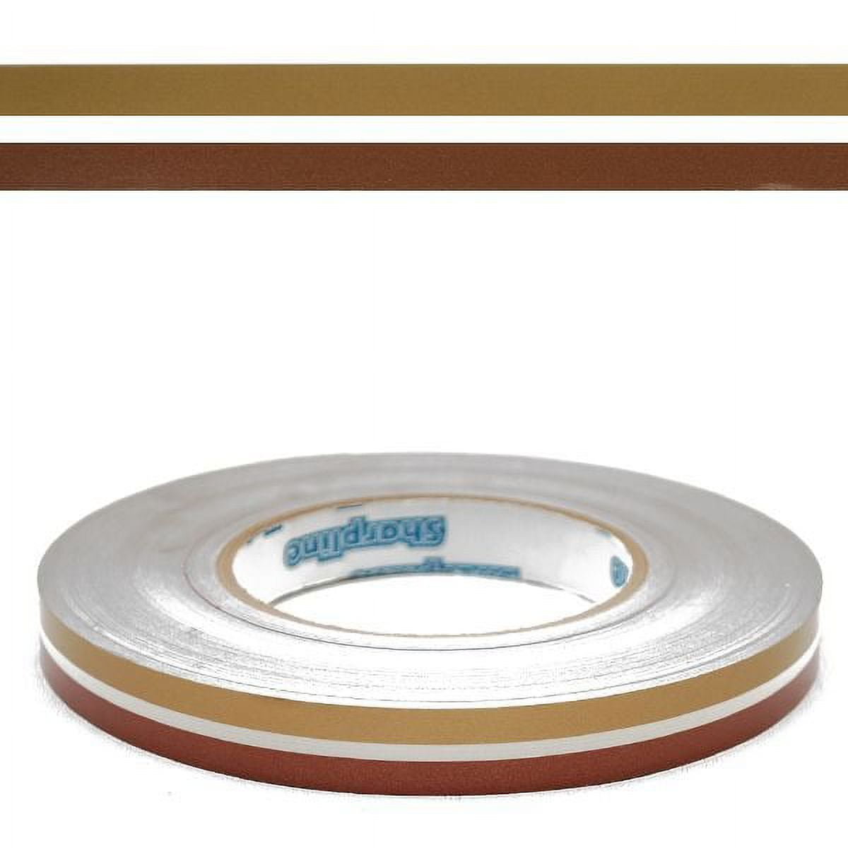 Crestliner 4673STRP1537 5/8 Inch Gold / Rust Pontoon Boat Pinstripe