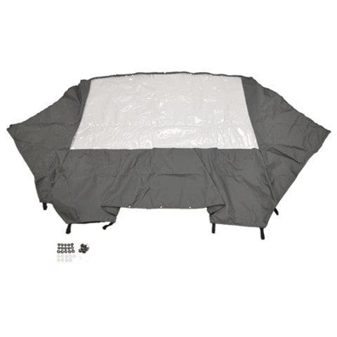 Crestliner Boat Aft Curtain | 1700 Vision 16 Dark Gray 686146-21