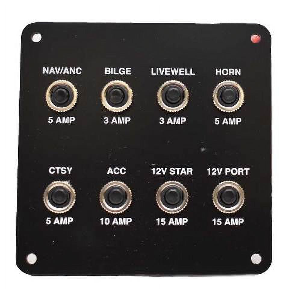 Crestliner Boat Breaker Switch Panel 2336996 1950 Super Hawk 4 Inch