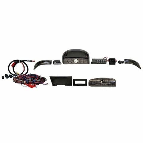 Crestliner Boat Dash Panels 2006266 | Sportfish Graywood (Kit)