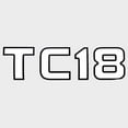 thumbnail image 1 of Crestliner Boat Model Decal 2099276 | TC 18 White Black Sticker, 1 of 3