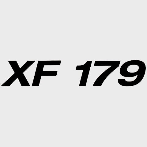 Crestliner Boat Decal 2377245 | XF 179 Black Sticker
