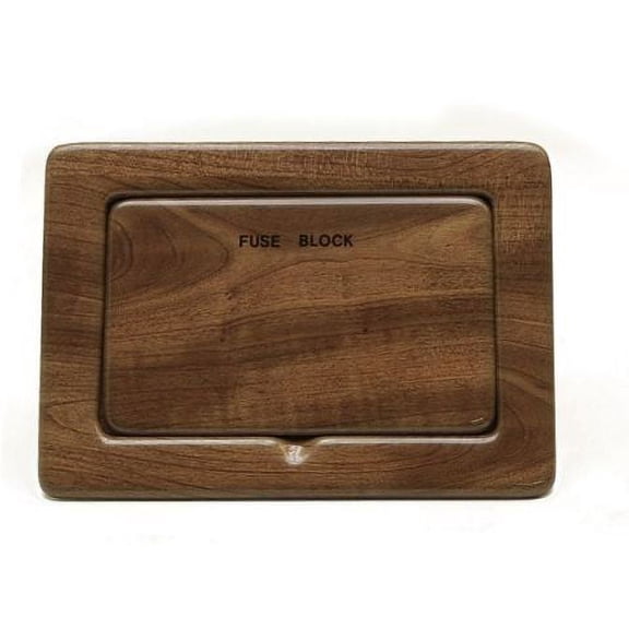 Crestliner Boat Fuse Block Panel 20096287 | Woodgrain 7 9/16 x 5 3/8