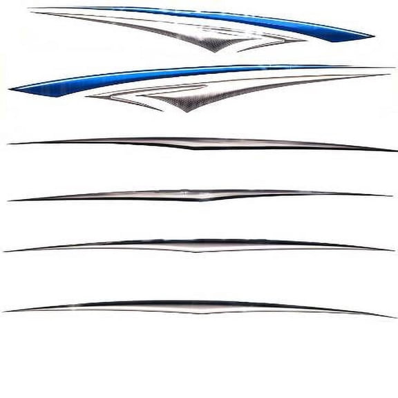 Crestliner Boat Graphic Decal Kit 2179887 | Fishing Boat (Set of 6)