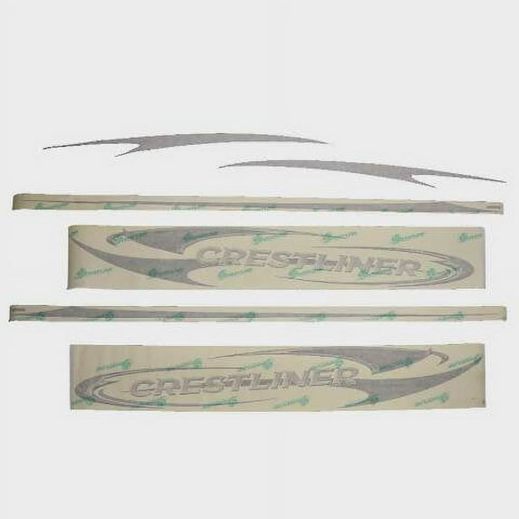 Crestliner Boat Graphic Hull Decals 2022397 | Super Hawk (Set of 6)