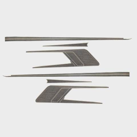 Crestliner Boat Side Decal 2201439 | Fish Hawk Pro Tiller (Set of 6)