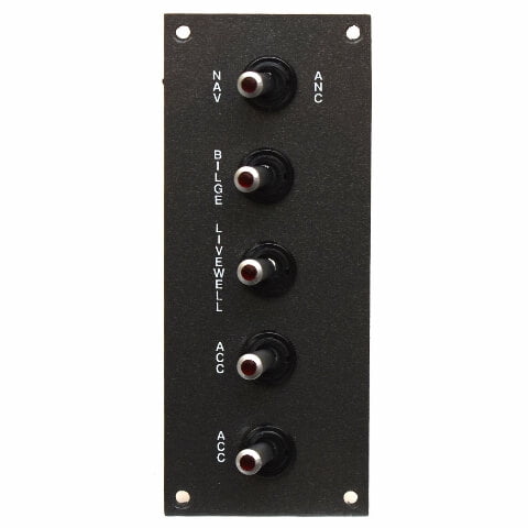 Crestliner Boat Toggle Switch Panel | Kodiak Gray