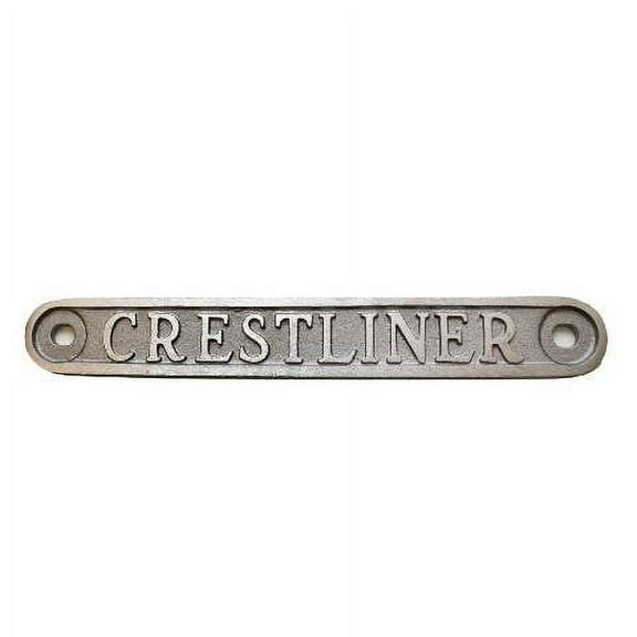 Crestliner Boat Trim Support Plate 2042328 | 15 Inch Silver Aluminum