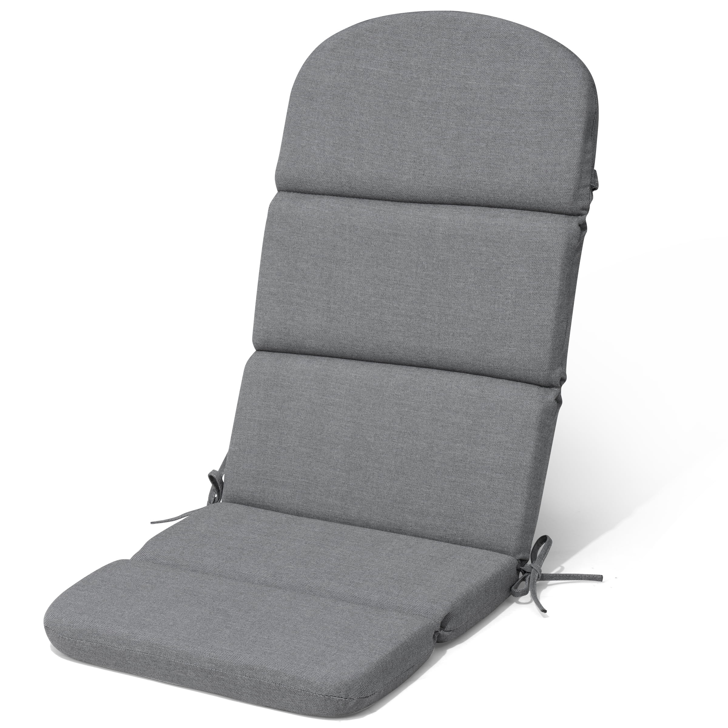 Crestlive 50x19.6 Inch Adirondack Chair Cushion, Waterproof, Fade Resistant, High Back Outdoor Rocking Chair Cushion for Patio, Light Grey