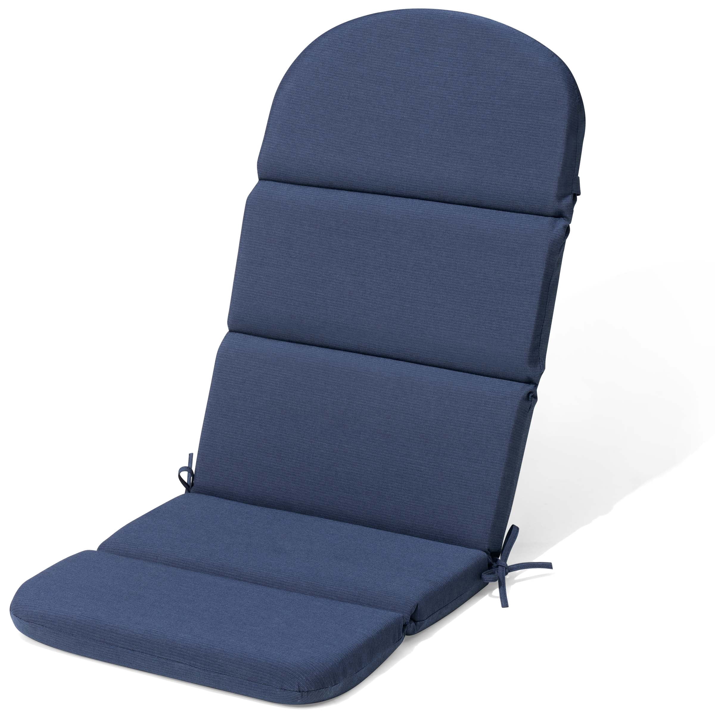 Crestlive 50x19.6 Inch Adirondack Chair Cushion, Waterproof, Fade Resistant, High Back Outdoor Rocking Chair Cushion for Patio, Navy