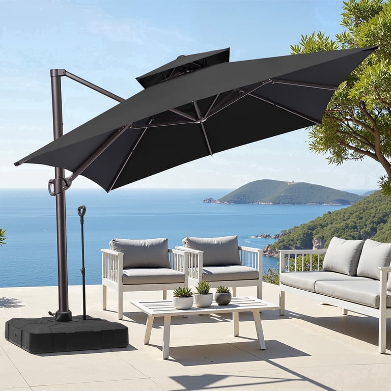 chic patio umbrella FrgMnt Outdoor Striped Pink Beach Umbrellas For Sand Portable Umbrella With Carry Bag Tilt Table Umbrella Windproof Pool Umbrella UV50+ Protection Market Umbrella 6.5ft For Garden Deck heater Color:Bandana Matte Black DUMOS 15FT Extra Large A classic market umbrella