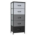 thumbnail image 1 of Crestlive Products 5-Drawer Dresser Indoor Vertical Storage Chest,Gray & Black, 1 of 3