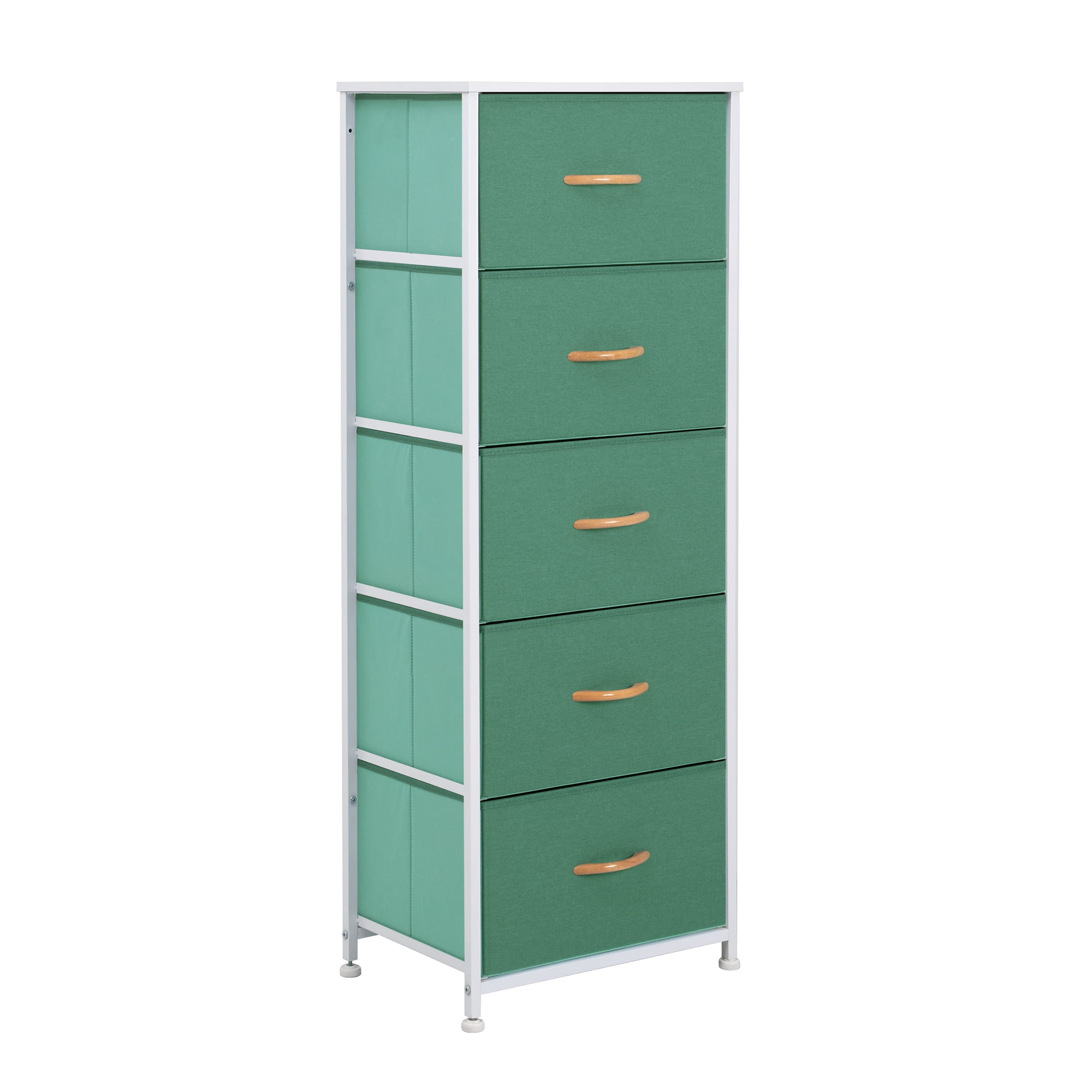 Crestlive Products 5 Drawers Fabric Dresser Vertical Storage Tower