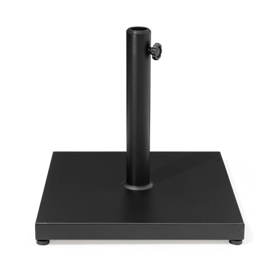 Crestlive Products Patio Umbrella Base 55lbs Concrete Umbrella Stand in Black