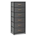 thumbnail image 1 of Crestlive Products 6 Drawers Dresser Vertical Fabric Storage Tower, Gray, 1 of 8