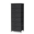 thumbnail image 1 of Crestlive Products 6 Drawers Dresser Vertical Storage Tower Chest, Black, 1 of 8