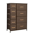 thumbnail image 1 of Crestlive Products 9 Drawers Dresser Vertical Chest Storage Tower in Brown, 1 of 9