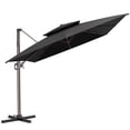 thumbnail image 1 of Crestlive Products 9 ft x 11 ft Rectangle Outdoor Patio Umbrella Cantilever, 360° Rotation, Outdoor Large Offset Umbrella for Patio, Pool, Deck, Black, 1 of 9