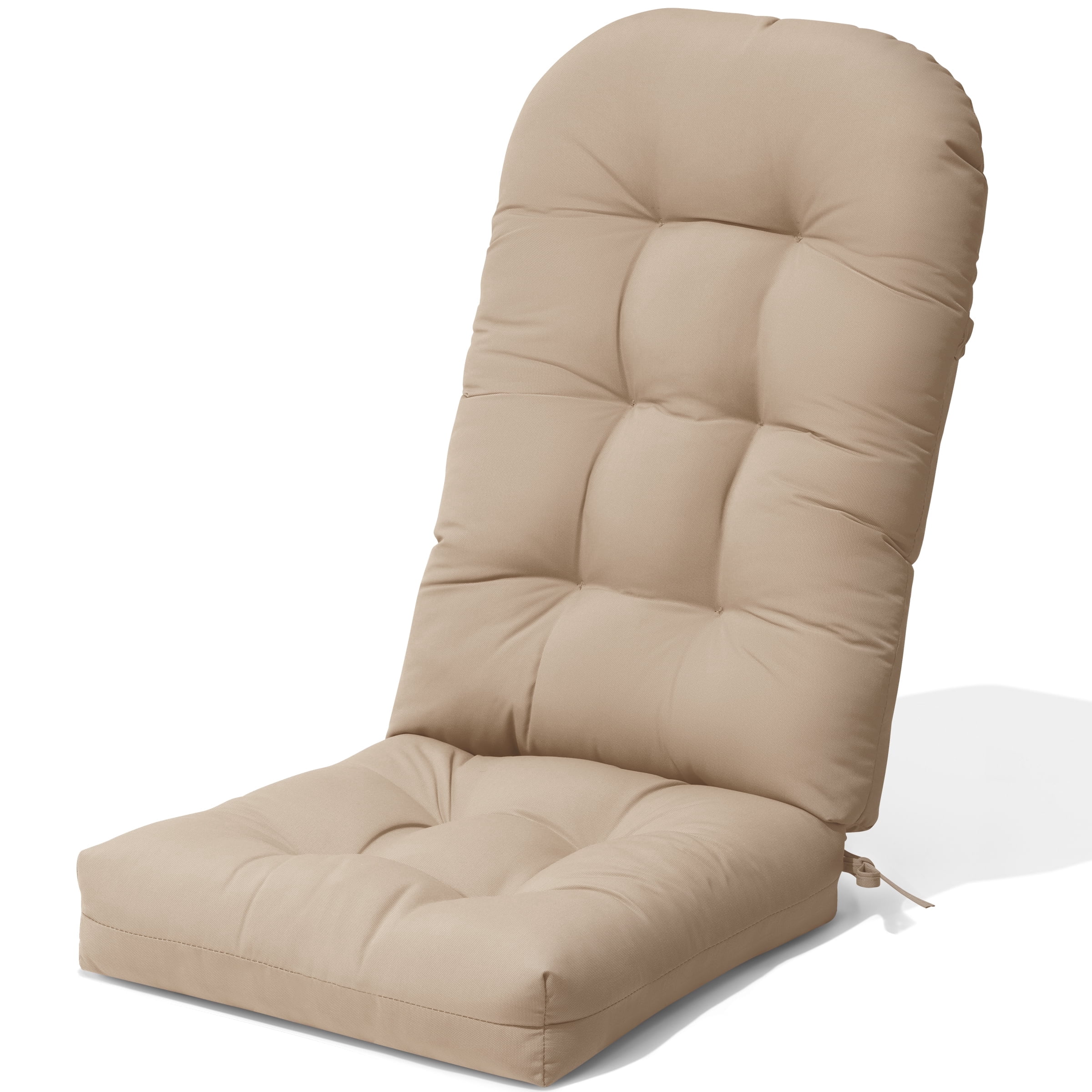 Crestlive Products Adirondack Chair Cushion, Outdoor Rocking Chair Cushion Water Resistant 50x20x4 Inch, High Back Thick Patio Replacement Cushion, Beige
