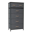 thumbnail image 1 of Crestlive Products Gray 6-Drawer Dresser Chest Vertical Storage Tower, 1 of 8