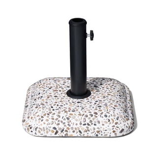coral coast 75-lb. european patio umbrella stand Cast Iron Patio Umbrella Bases: 40 or 75 Pounds Galtech 040ed, 075ed