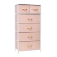 thumbnail image 1 of Crestlive Products Pink 6-Drawer Dresser Chest Vertical Tower, 1 of 8