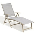 thumbnail image 1 of Crestlive Products Single White Outdoor Chaise Lounge Chair Aluminum Folding Recliner, 1 of 8