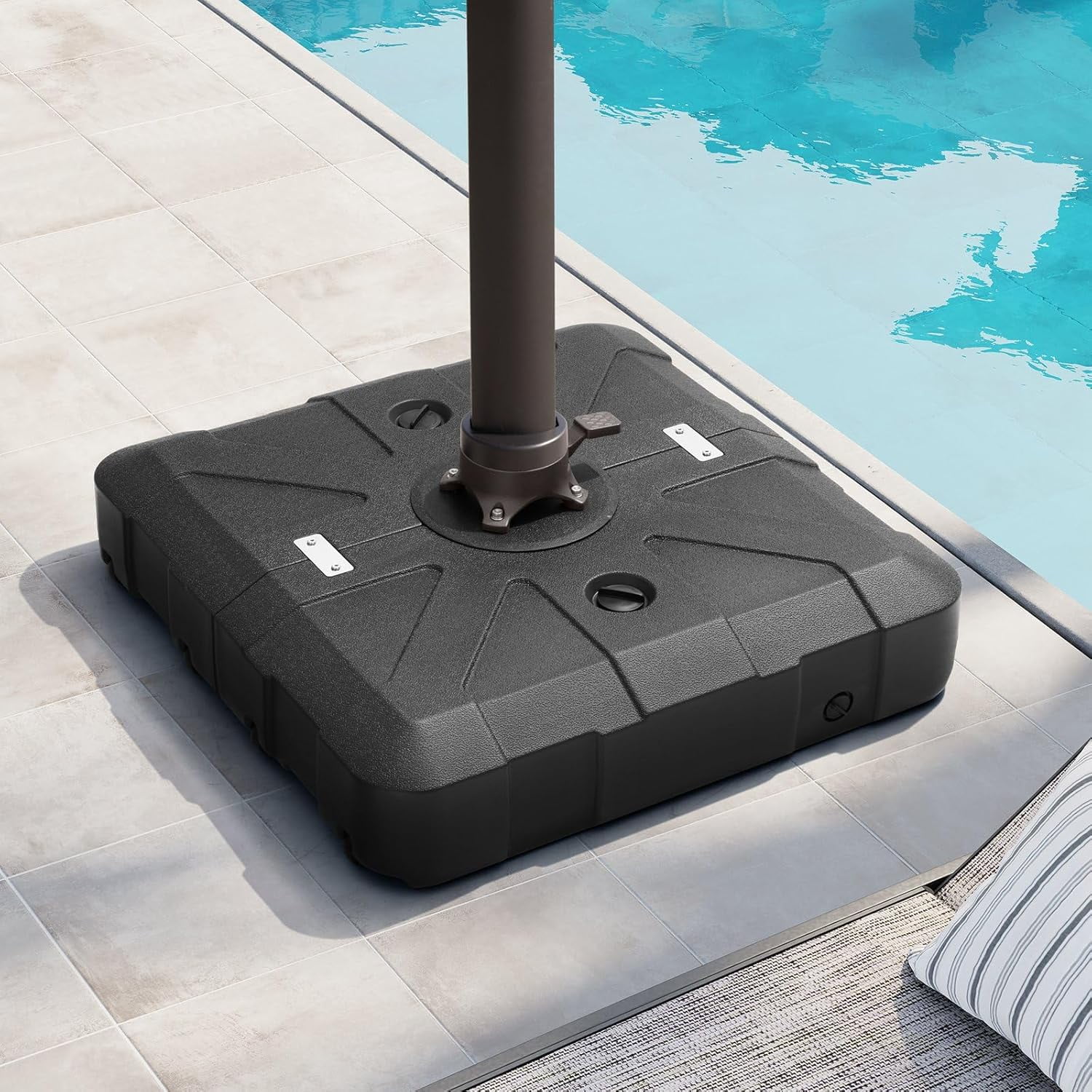 Crestlive Products Umbrella Base with Wheels, Patio Cantilever Offset