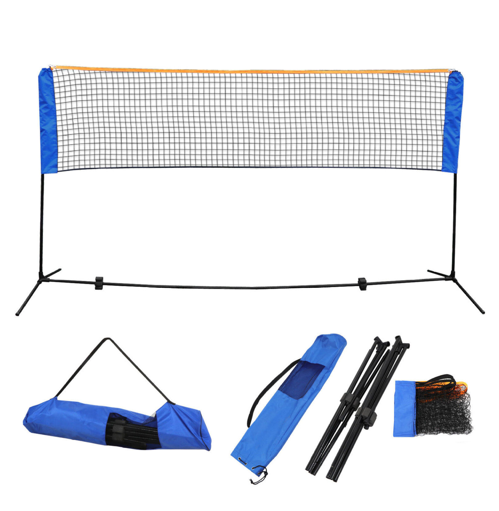 Crestora Badminton Net Height Adjustable Portable Tennis Volleyball Net