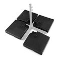 Crestora Patio 4PCS Fillable Offset Cantilever Umbrella Base Stand
