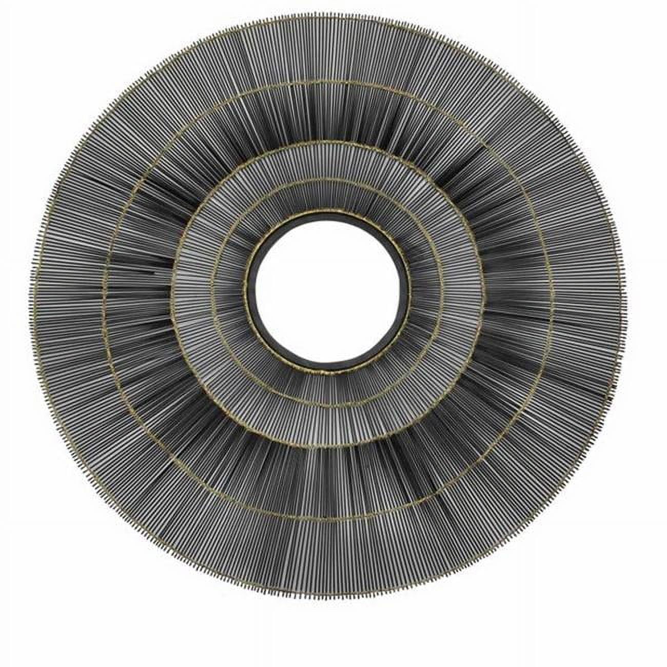 Elegant Round 44" Gold Glass Wall Mirror