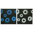 thumbnail image 1 of Crestview Collection Circle Duo 2 Piece Painting Print on Canvas Set, 1 of 2