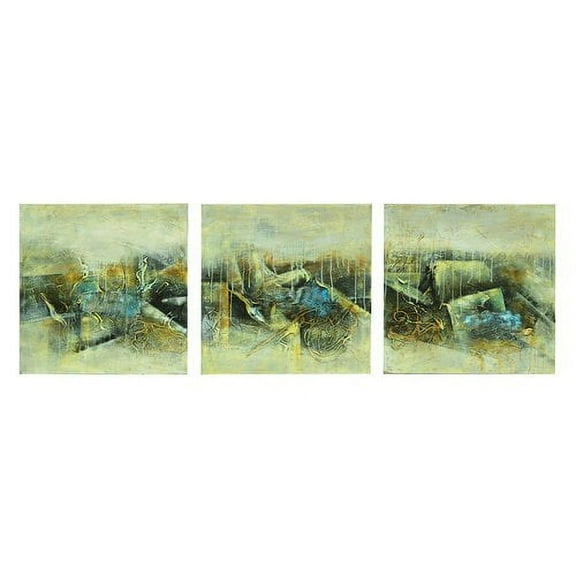 Crestview Collection Cosmic 3 Piece Painting Print on Canvas Set