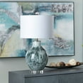 thumbnail image 1 of Crestview Collection Gwen Glass & Crystal 27" Table Lamp - 15"x15"x27", 1 of 5