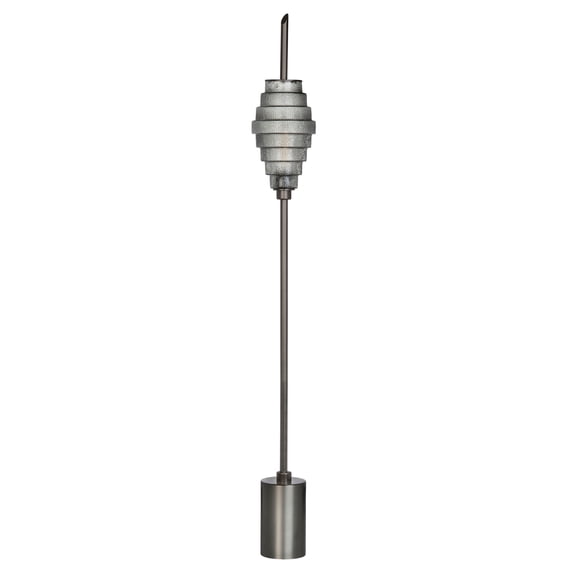 Crestview Collection Pinnacle 70" Glass Floor Lamp with Glass Shade