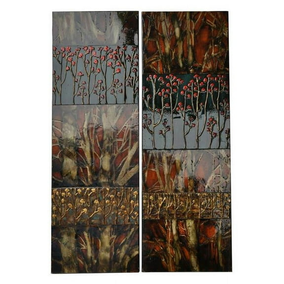Crestview Collection The Raven's Grounds Painting Print on Canvas Set (Set of 2)