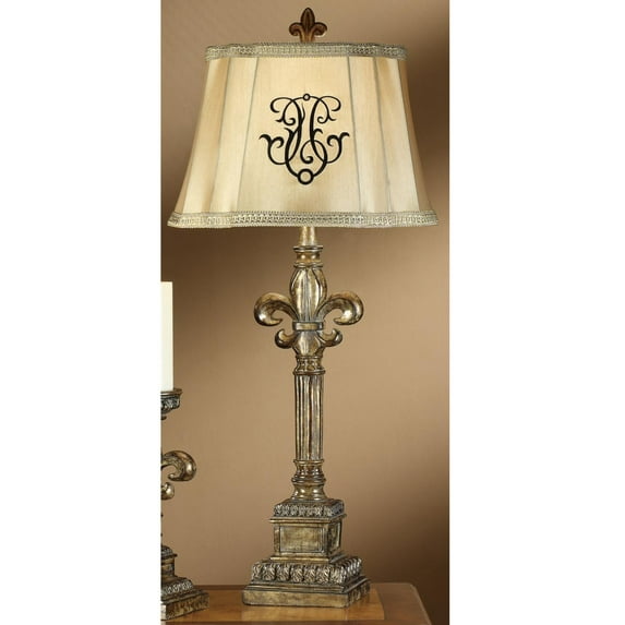 Crestview Florence Table Lamp In Resin Finish CVATP684