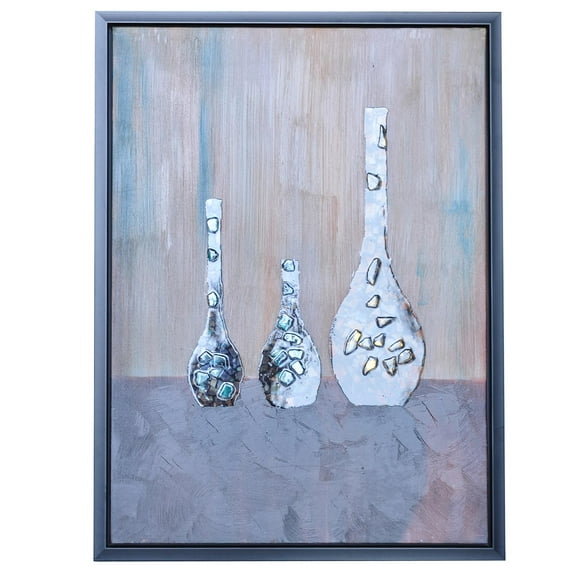 Crestview Glass Vase Canvas Wall Art CVTOP1680