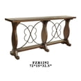 thumbnail image 1 of Crestview Normandy Wood and Iron Console Table CVFZR1292, 1 of 1